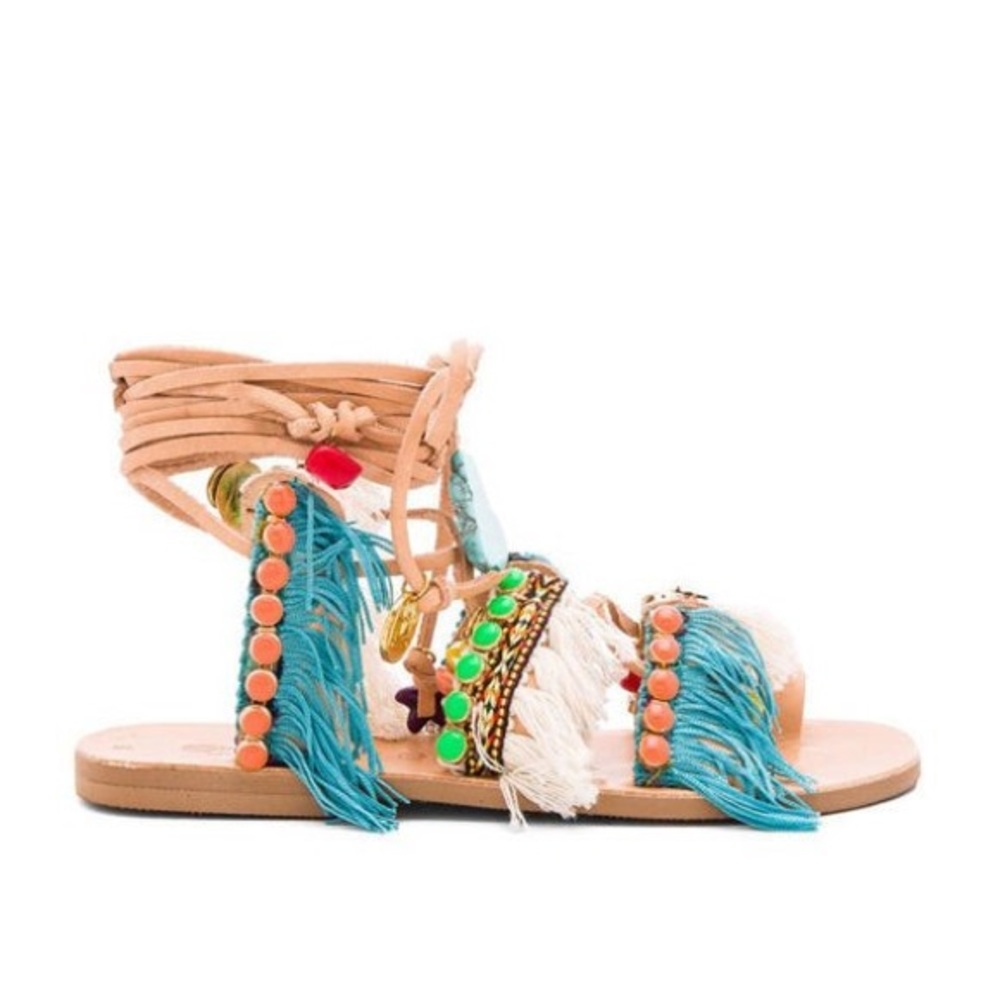 Wrap sandals worn ONCE
